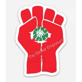 The Sticker Emporium Hunter S Thompson Gonzo Fist Sticker ~ Water Bottle ~ Laptop ~ Tumbler Car Decal