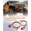 Quaneguzy Quick Disconnect Winch Power Cable 4 Gauge 4 AWG