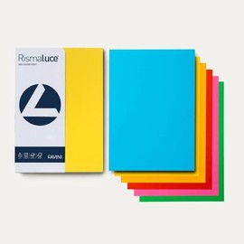 Favini Rismaluce Small A4 200gr 50fg 5 Colori Forti Assortiti