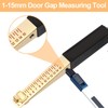 IUSOT Door Gap Measuring Tool, 1-15mm Fire Door Gap Gauge,
