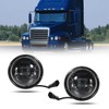 Pair Led Black Fog Lights Replacement With Bulbs Fit For