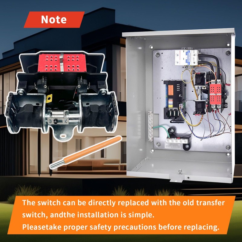0L2910 100A Transfer Switch with Handle Compatible with Generac 100