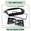 AERZETIX - C42700 - Frame/Front Plate/Adaptor 2-DIN for Car Radio