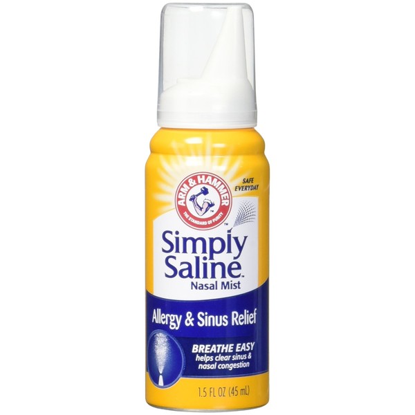 Simply Saline Adult Nasal Mist for Allergy and Sinus, 1.5 Ounce