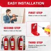 Queekay 20 Pack Fire Extinguisher Mount Universal Bracket 5 to