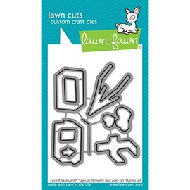 Lawn Fawn LF2469 Special Delivery Box Add-on Lawn Cuts Custom Craft Dies