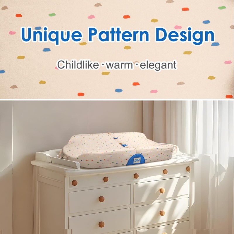 Tiny Marvels Non-Slip Baby Changing Pad, Upgrade Size (18" x