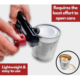 Firm Grip 3-in-1 Can Opener Manual Tin Openers with Bottle Opener Stainless Steel
