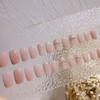 24 Pcs Fingernail Sprocket Flash Drill Cute Nail