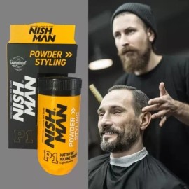 Polvo Texturizador Capilar, Cera En Polvo Nishman, Peluquería