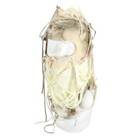 New Foreign Trade Colorful Ripped Spandex/Polyester Balaclava Hat Unisex Lightweight Neck-protecting Face Mask Hip-hop QuirkyColor: White