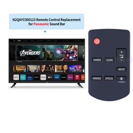 GOUYESHO N2QAYC000123 Remote Control Replacement for Panasonic Home Theater Audio System Fit for SC-HTB200 SC-HTB208 SC-HTB258 SC-HTB200EBK SC-HTB200EGK SC-HTB200GNK SC-HTB200GWK SC-HTB208EB-K