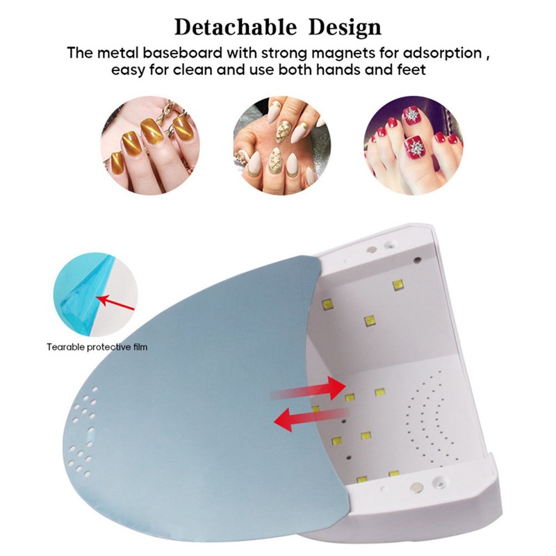 48W Intelligent LED UV Gel Lamp Curing Machine Nail Polish