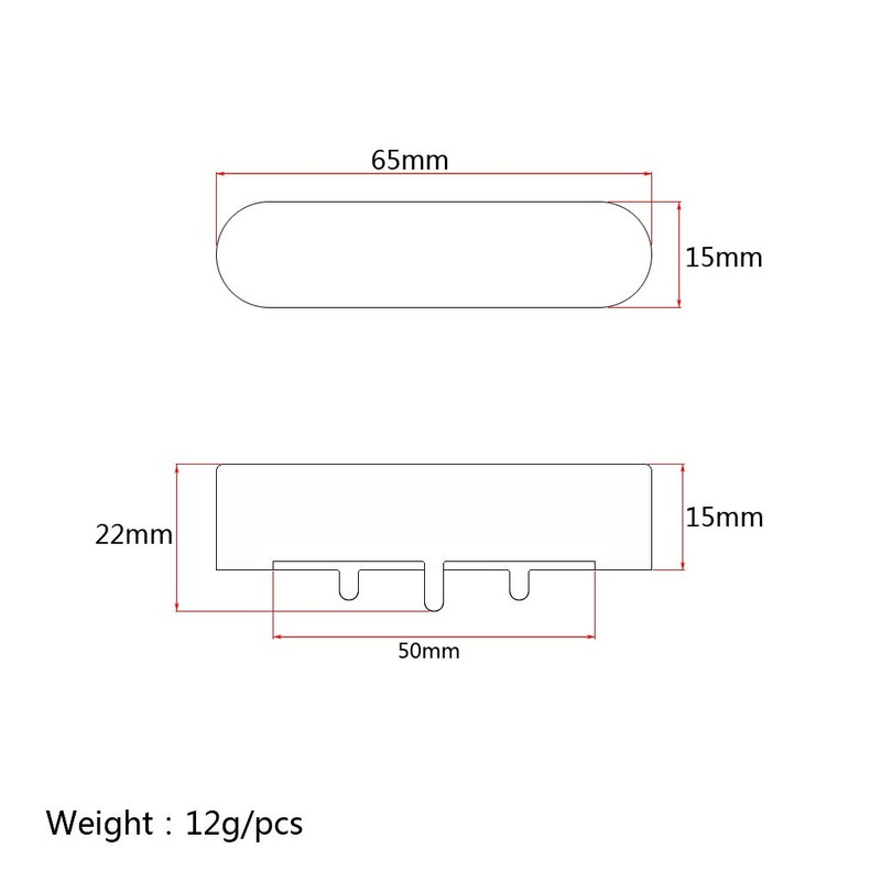 Alnicov Guitar Neck Pickup Cover for TL Tele Telecaster Style