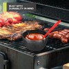 Modern Innovations Cast Iron Melting Pot for Grill Cooking, Basting