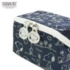 Peanuts D48172D Snoopy & Woodstock Pattern PACAPO Pouch Navy (Wa-58),