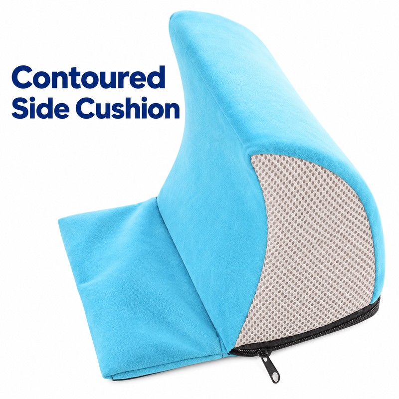 Wheelchair Side Support Cushion – Adjustable Positioning Pad with Belt