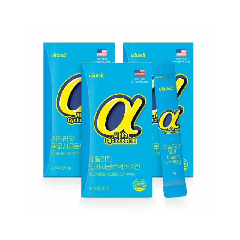Bewell Alphacyclodextrin Powder Alphacyclodextrin 3 boxes / 알파시클로 덱스트린 분말