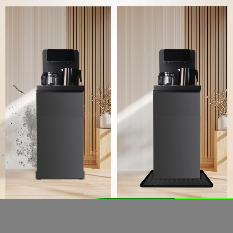 Water Cooler Mat - (22" x 19") Non-Slip Water Cooler