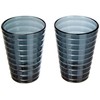 Vasos Set of 2 330 ml Dark Grey