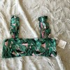 Dippin' Daisy's Nwt Dippin' Daisy's green Tropical Bikini Top Size