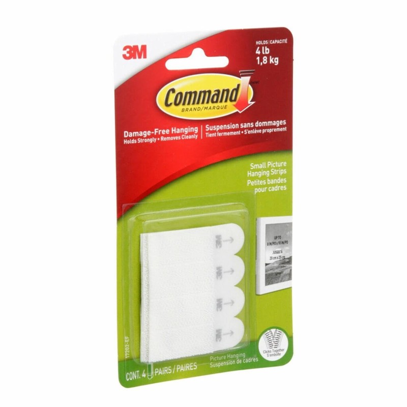 Command Picture Hanging Strips, Small, White, 4-Strip, 9-Pack (36 Pairs