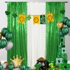 Juya Delight Sequin Backdrop Curtain,2PCS 2FTx8ft Glitter Backdrop Curtain for