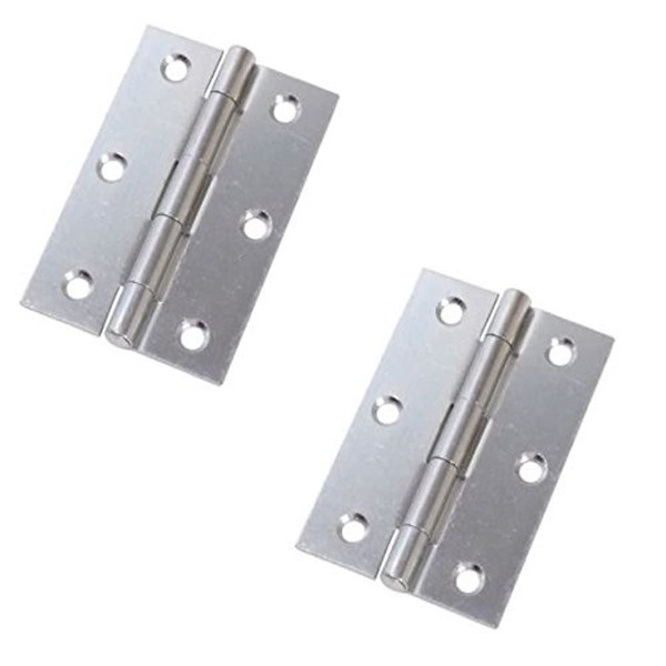 Merriway BH03803 (2 Pcs) 100mm (4 inch) Bright Zinc Plated