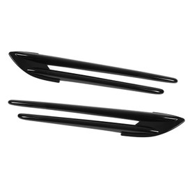 OUKENS Fender Side Vent Trim Cover, 2pcs Car Side Fender Vent Decoration Replacement Part for Subaru BRZ 2017-2020 (Black)