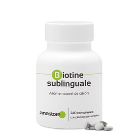 SUBLINGUALES BIOTIN * 450 μg / 240 Tablets * Hair and Nails, Skin