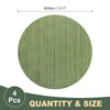 sourcing map 4 Pcs Placemats, 13.7 Inch PVC Placemats Round