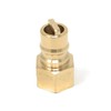 Solid Brass 1/2'' Female NPT Quick Connect Hose Connector Plug