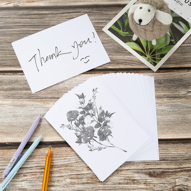 100 Pack Thick Paper Cardstock Blank Heavy Cards Stock for