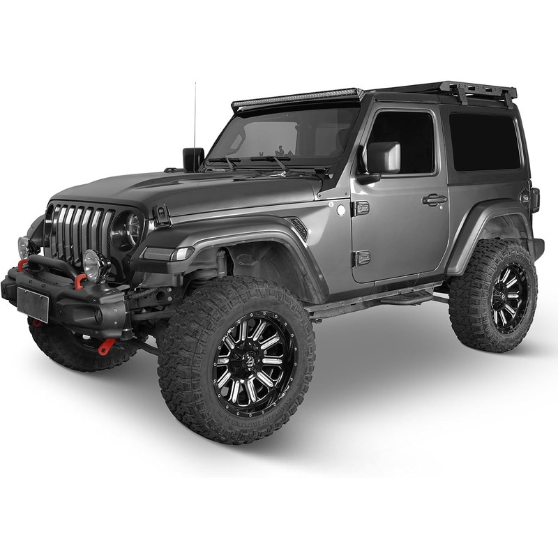 Hooke Road Wrangler JL 2-Door Running Board Side Step Bars