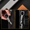 Hamans Titanium Pry Bar 6-in-1 Multi Tool Crowbar Portable with