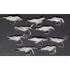 SeaSky Fishing New Luminous Shrimp/Prawn Lures with #2 Hooks (10