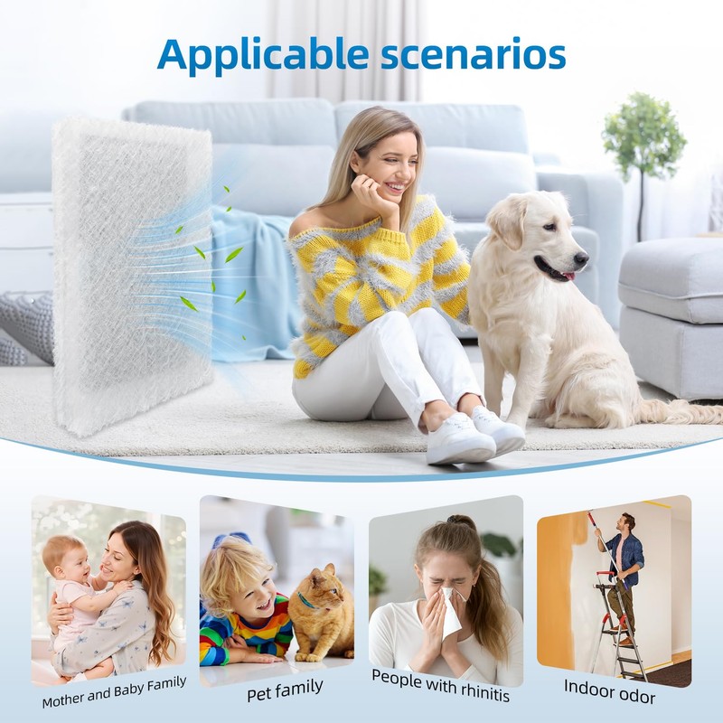 20x25 Replacement Filter Pads Compatible with Dynamic Air Cleaner 20x25,Electrostatic