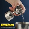 Premium Cocktail Jigger 2oz/1oz, Stainless Steel Bell Jigger for Bartending,Cocktail