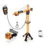 Dickie Toys 48" Mega Crane and Truck Vehicle and Playset