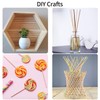 FUZVOL 10 Pcs 300mm X10mm Diameter Natural Round Wooden Dowels,Long