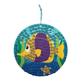 Glitter Mosaic Fish Craft Kit -12 - Crafts for Kids and Fun Home Activities