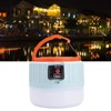 Solar Camping Light, USB Charging LED Round Panel Outdoor Solar