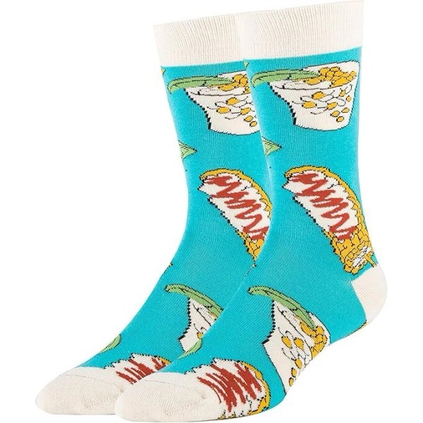 ooohyeah Oooh Yeah Men's Crew Funny Novelty Socks Elote
