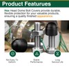 150 Pcs Metric Rubber Bolt Caps, Hex Head Dome Covers