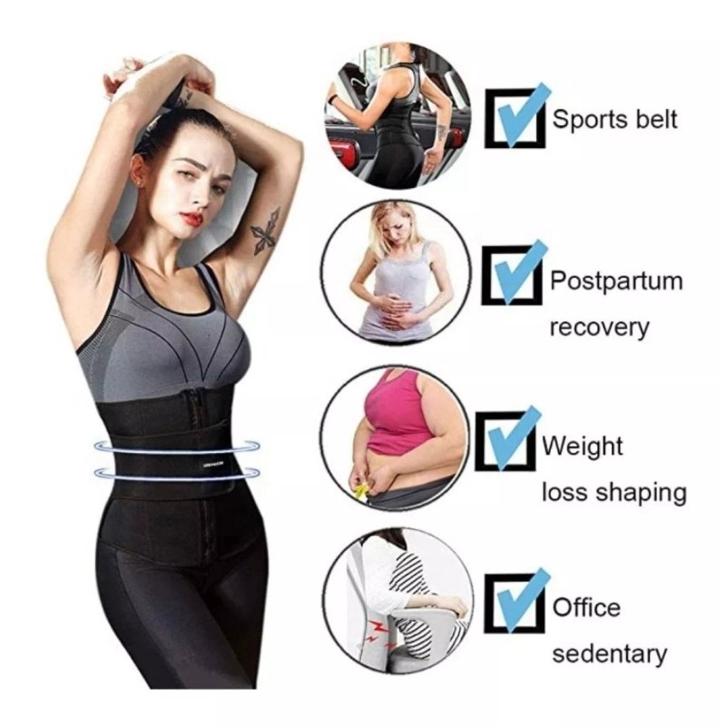 GIEADUN Faja De Entrenamiento De Cintura Para Mujer Protección