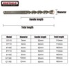 NORTOOLS Rotary Hammer Drill Bit Sets 7 PCS SDS Plus