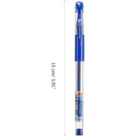 WLngtv 1Pc Blue Rollerball Pen Fine Point Pens, 0.5mm Extra-Thin Fine Tip Pens Gel Liquid Ink Rolling Ball Point Writing Pens for Office Gel Ink Rollerball Pens
