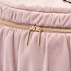 Francfranc Large Velour Ribbon Vanity Pouch, Pink