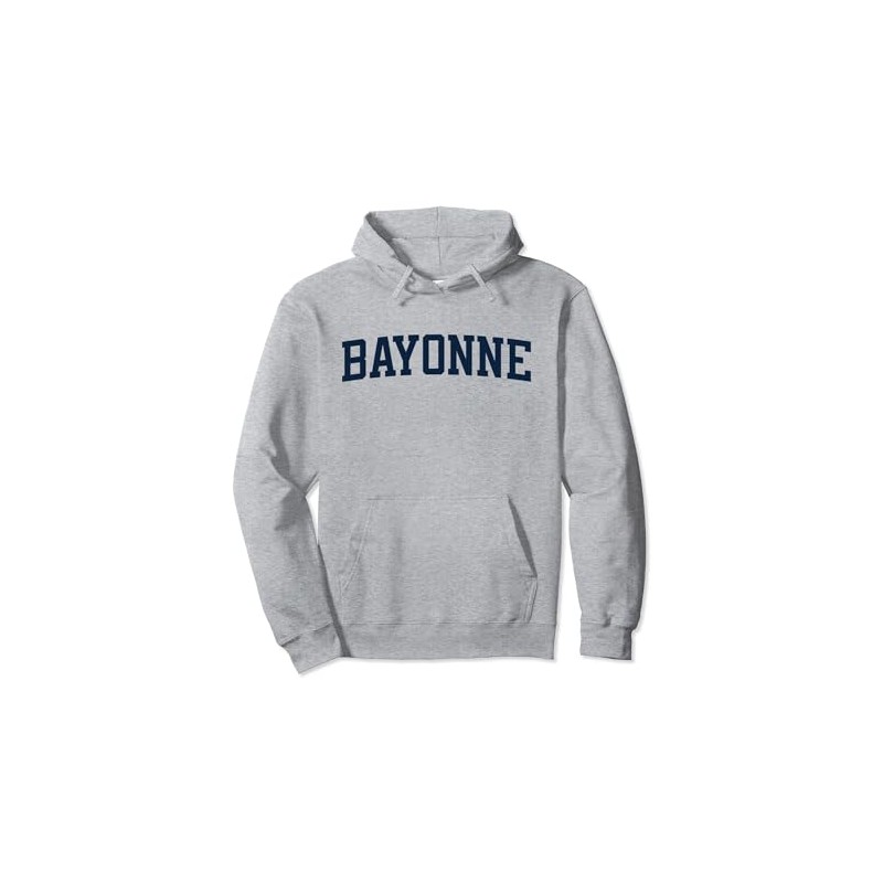 Bayonne New Jersey Collegiate Style Varsity Block Letter Pullover Hoodie