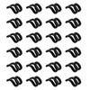 JUHONNZ Clothes Hanger Connectors, 24 Pieces Mini Hooks for Hangers,